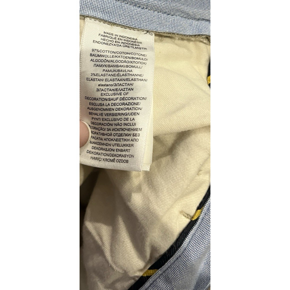 Ralph Lauren Mens Stretch Classic Fit Flat Front Chino Shorts Beige 36 9" ** - Picture 9 of 10